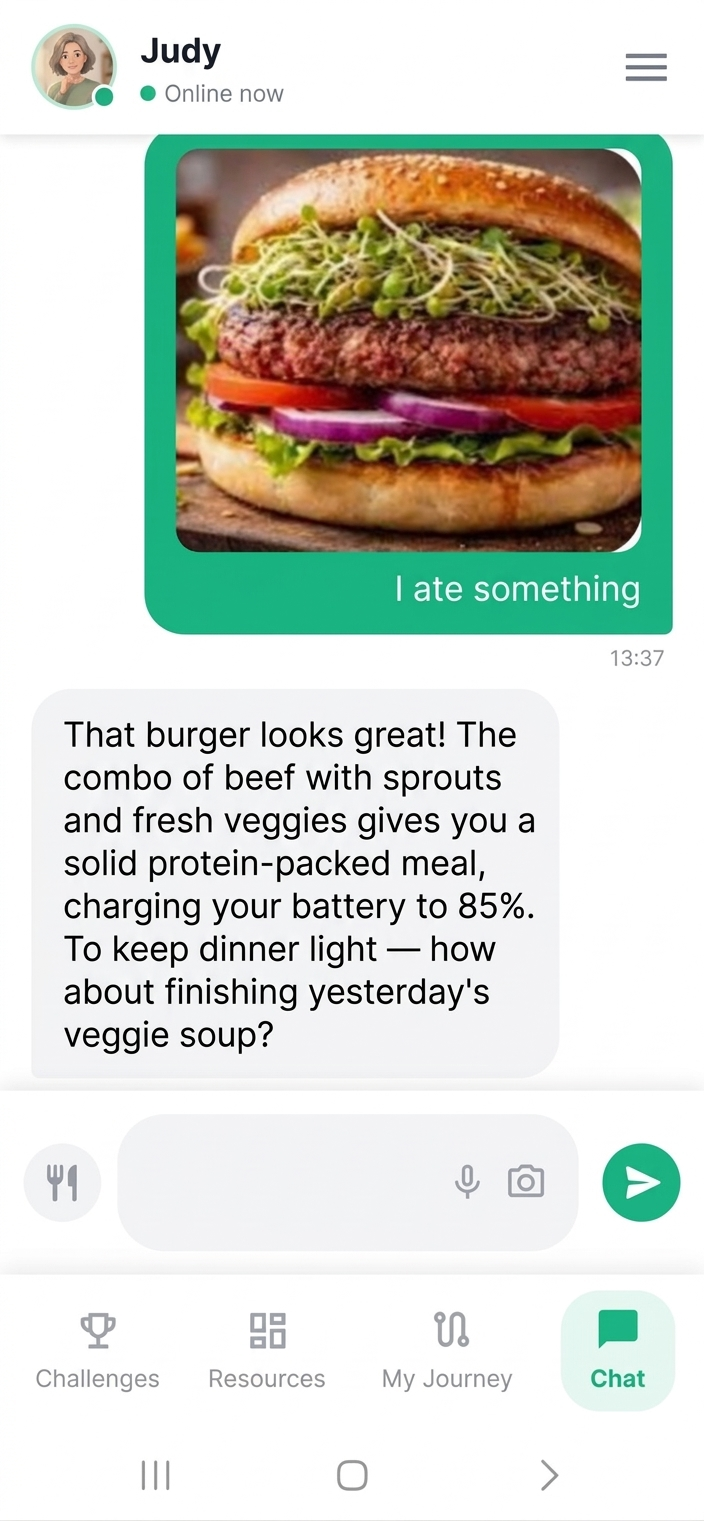 Photo meal logging